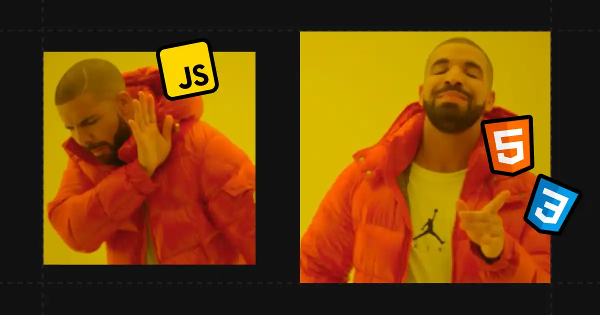 No Need for Javascript cover pic